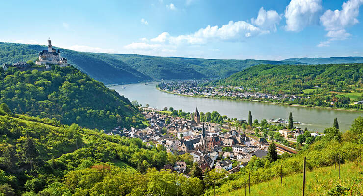 Blick über das Tal zwischen Braubach und Spay.