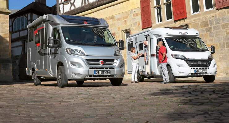 Bürstner Travel Van t 590 G und LMC Breezer V 636 G