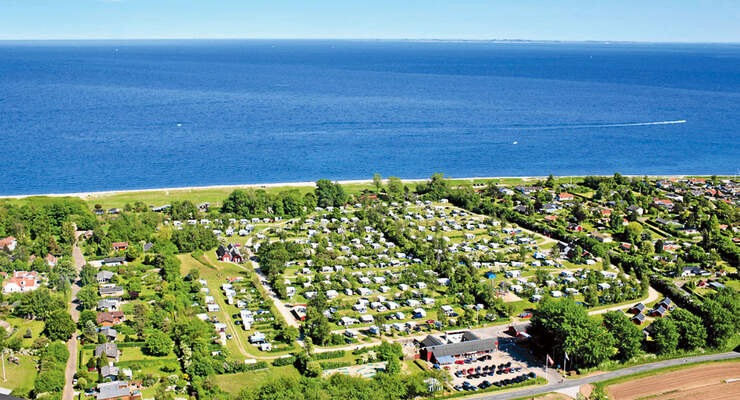 Camping Cheque: Ajstrup Strand Camping, Stellplatz