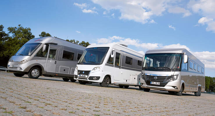 Carthago Chic E-Line, Knaus Sun i, Niesmann + Bischoff Arto