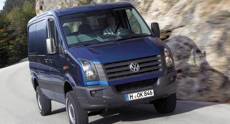 Der neue Volkswagen Crafter geht jetzt als 4Motion mit Achleitner Allradantrieb auch ins Gelände.