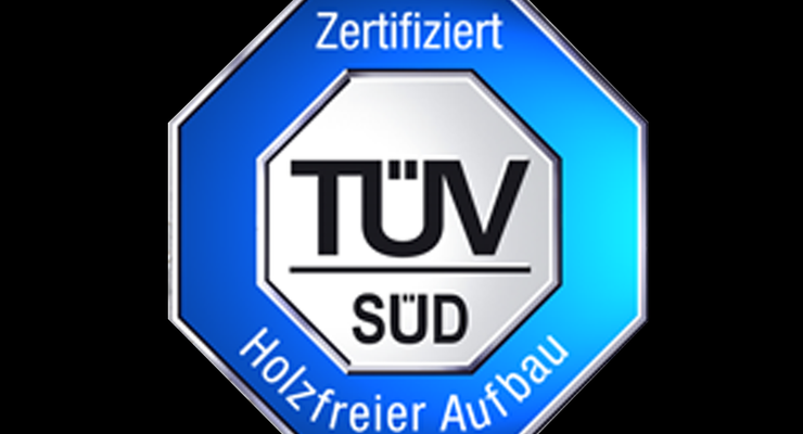 Die Reisemobilaufbauten von Carthago sind komplett holzfrei. Dies bestätigte jetzt der TÜV Süd mit einem Zertifikat.
