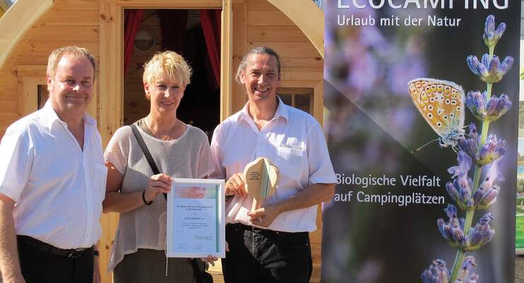 Ecocamping-Initiative von UN ausgezeichnet auf Caravan Salon 2015