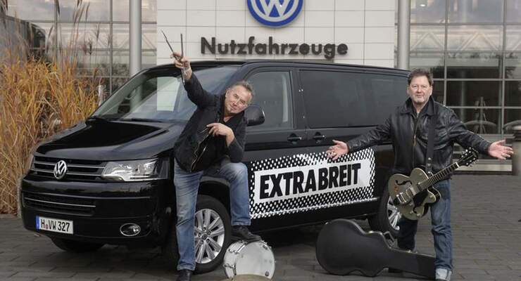 Extrabreit Weihnachtstournee im VW Bulli