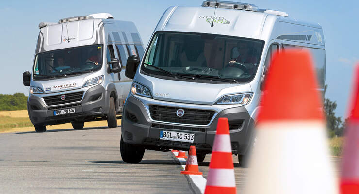 Fiat Ducato auf Testparcours