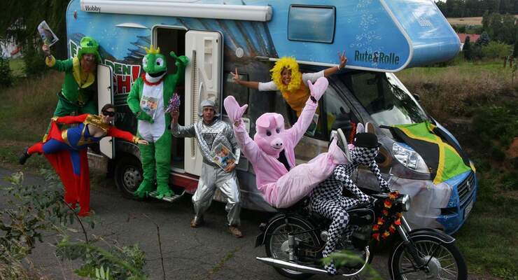 Hobby Barschmobil und seine glücklichen Gewinner