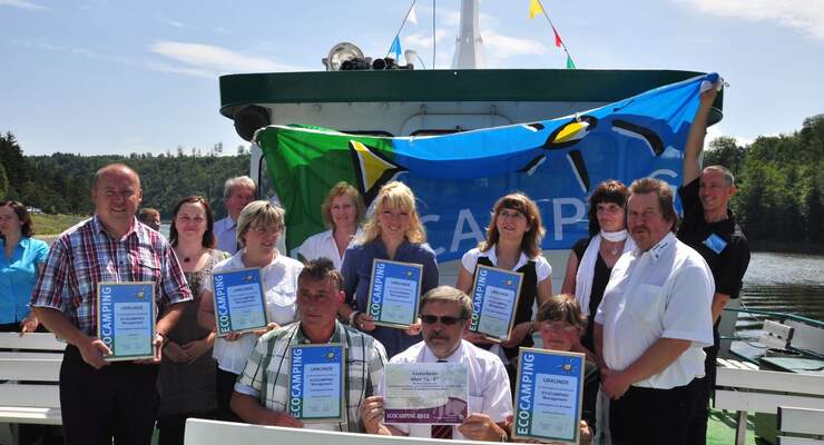 Kürzlich erhielten sechs Campingplätze in der Thüringer Stauseeregion Hohenwarte-Bleiloch die Ecocamping Auszeichnung.