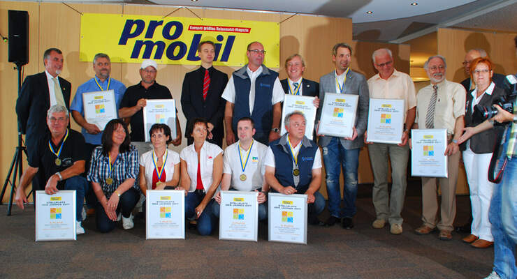 Promobil Stellplatzwahl 2011