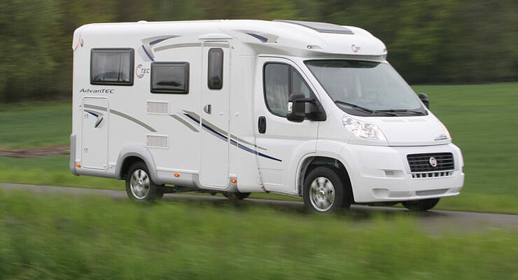 Reisemobile und Pkw-Caravan-Gespanne gehören zu den sichersten Fahrzeugen im deutschen Straßenverkehr