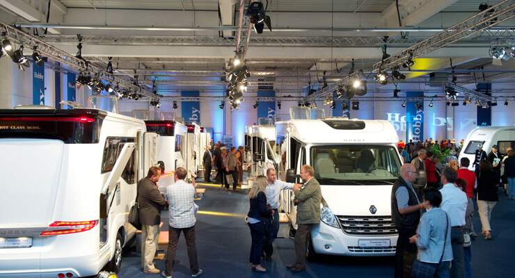 Rund 1400 Caravaning-Begeisterte folgten der Einladung von Hobby, die Modellneuheiten der Saison 2013 kennenzulernen.