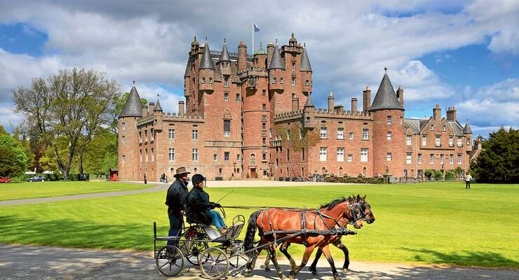 Schloss Glamis Castle in Schottland