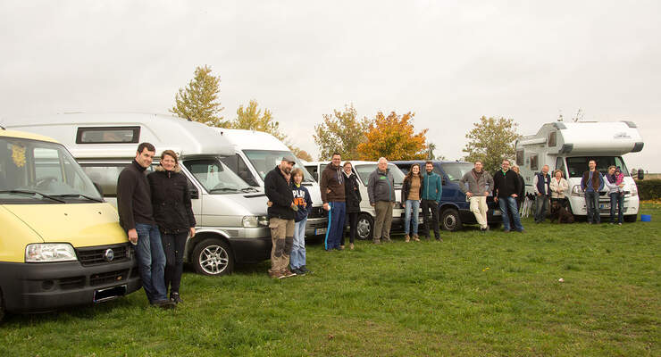 So sah es beim ersten Treffen der Vermieter auf PaulCamper.com aus.