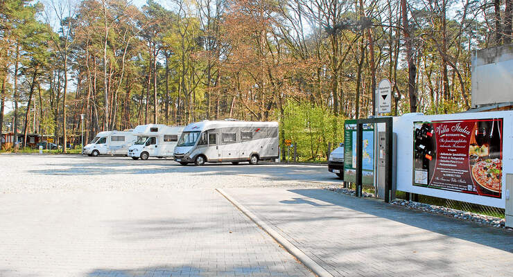 Stellplatz am Strand